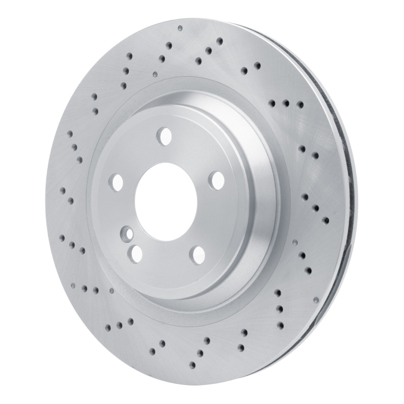 Mercedes-Benz SL450 Brake Rotor (1) - Rear - R1 Concepts - Drilled - `13-`20